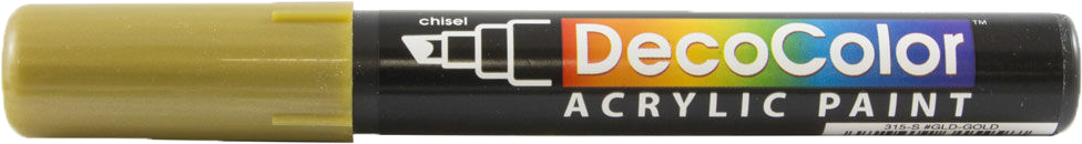 Gold Chisel Tip Acrylic Paint Marker