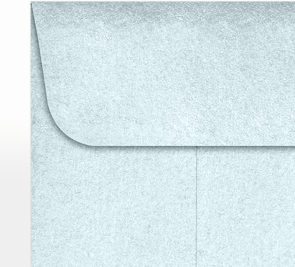 Aquamarine Blue Metallic 32lb #1 Coin Envelopes (2 1/4 x 3 1/2)