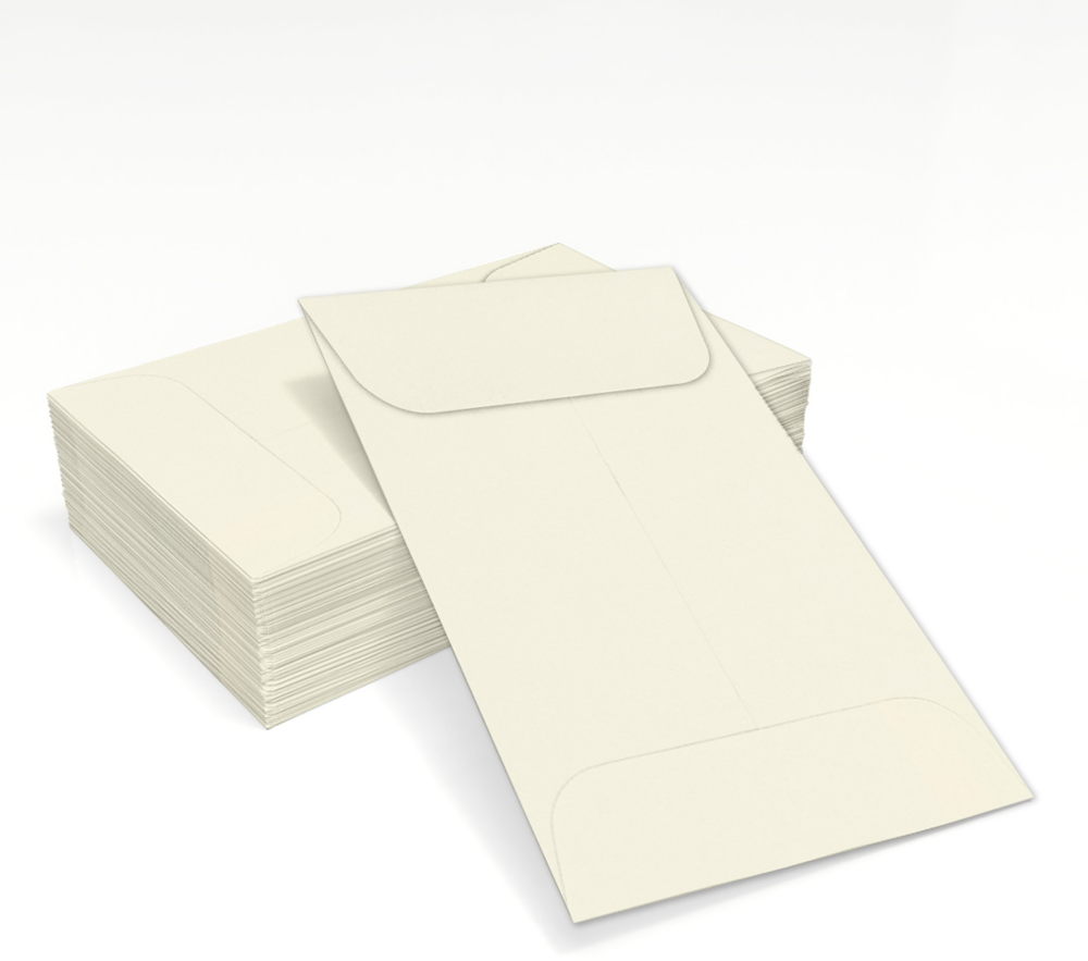 Natural 32lb Cougar #1 Coin Premium Envelopes (2 1/4 x 3 1/2)