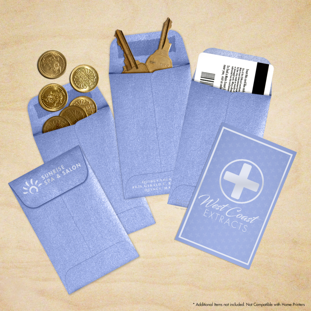 Vista Purple Metallic 32lb #1 Coin Envelopes (2 1/4 x 3 1/2)
