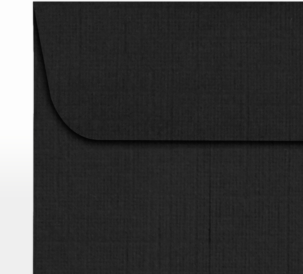 Black Linen 32lb #1 Coin Envelopes (2 1/4 x 3 1/2)