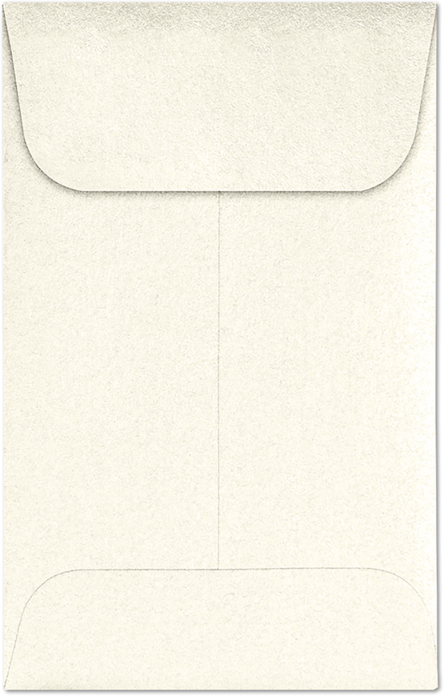 Champagne Ivory Metallic 32lb #1 Coin Envelopes (2 1/4 x 3 1/2)