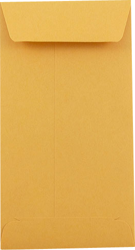 Brown Kraft 28lb #7 Coin Envelopes (3 1/2 x 6 1/2)