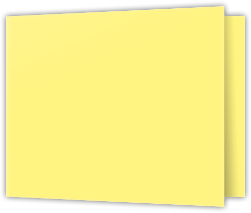 Canary Smooth 140lb 2 3/4 x 3 3/4 One Pocket Key Card Holders with 2 1/4 Inch Pocket