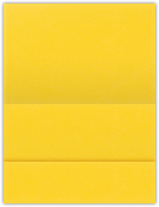 Lemon Drop Vellum 100lb 5 1/8 x 3 3/8 One Pocket Landscape Photo Holders with 1 3/8 Inch Pocket