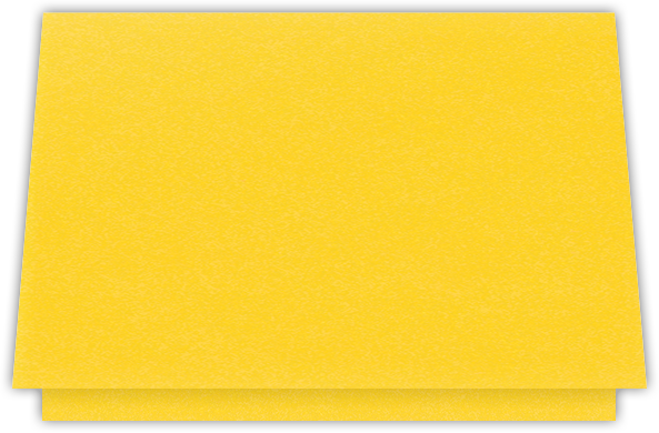 Lemon Drop Vellum 100lb 5 1/8 x 3 3/8 One Pocket Landscape Photo Holders with 1 3/8 Inch Pocket