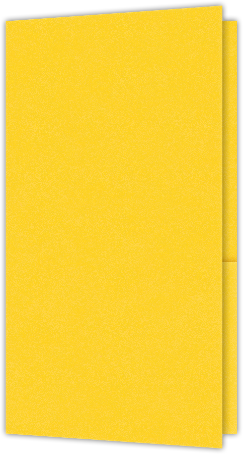 Lemon Drop Vellum 100lb 3 3/8 x 6 One Pocket Key Card Holders with 2 1/2 Inch Pocket