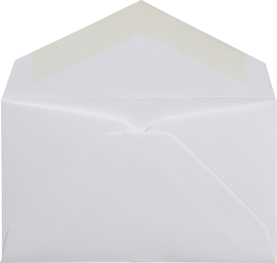 White 24lb Cougar 2 3/16 x 3 5/8 V Flap Premium Envelopes