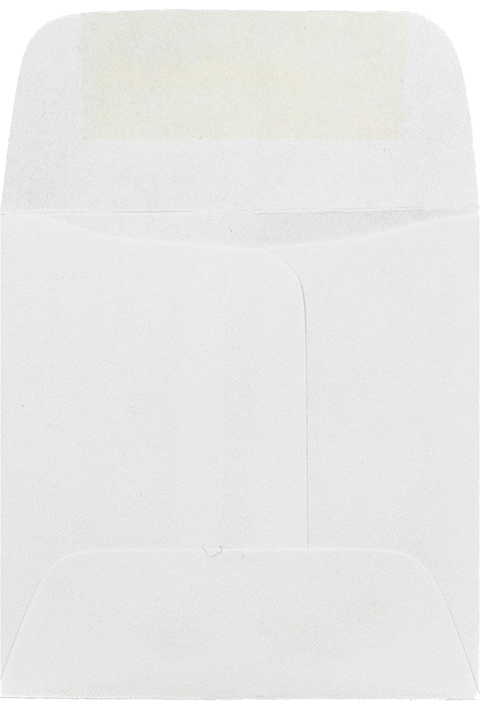 White 24lb Strathmore 2 3/8 x 2 3/8 Square Premium Envelopes
