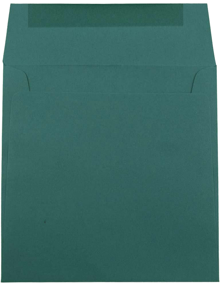 Teal Blue 32lb 6 1/2 x 6 1/2 Square Envelopes