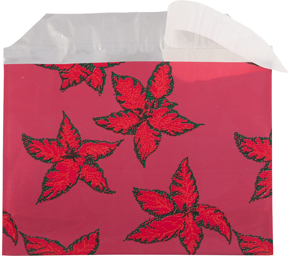 Red Holly Foil 32lb 5 x 6 1/8 Invitation Envelopes with Peel & Seal