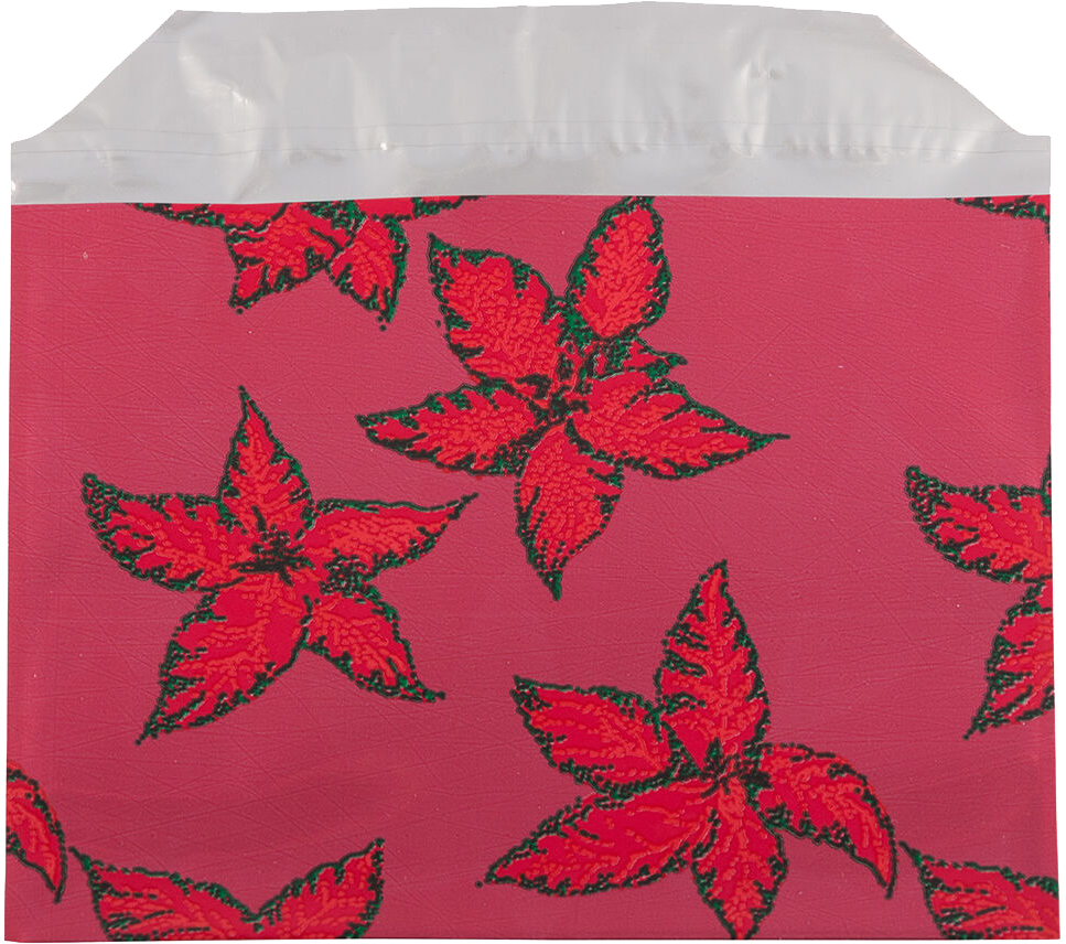 Red Holly Foil 32lb 5 x 6 1/8 Invitation Envelopes with Peel & Seal