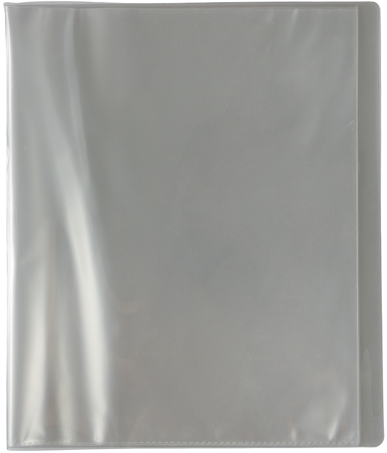 Smoke 8 1/2 x 11 Plastic Display Book - 12 Pages