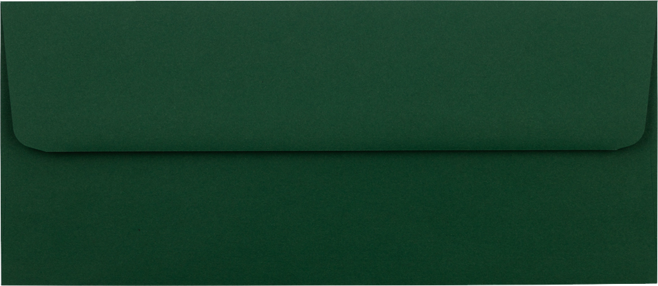 Dark Green 28lb #10 Square Flap Envelopes (4 1/8 x 9 1/2)