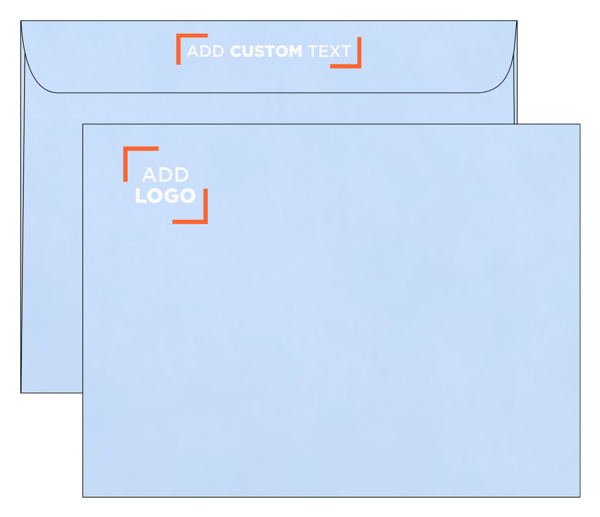 Baby Blue 32lb 9 x 12 Booklet Envelopes