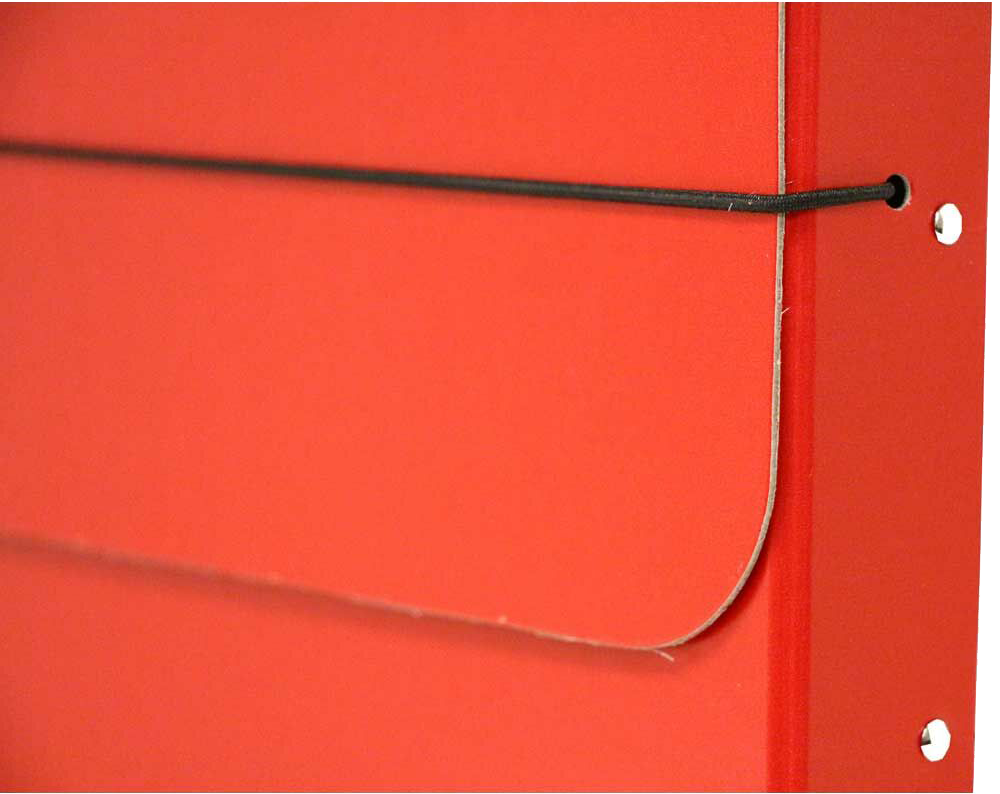 Red 10 x 13 1/4 x 1 1/4 Thick Elastic Portfolios
