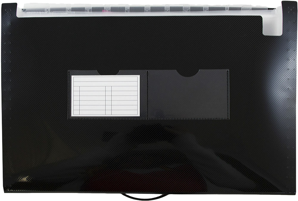 Black Legal Size 13 Pocket Expanding Files (10 x 15)