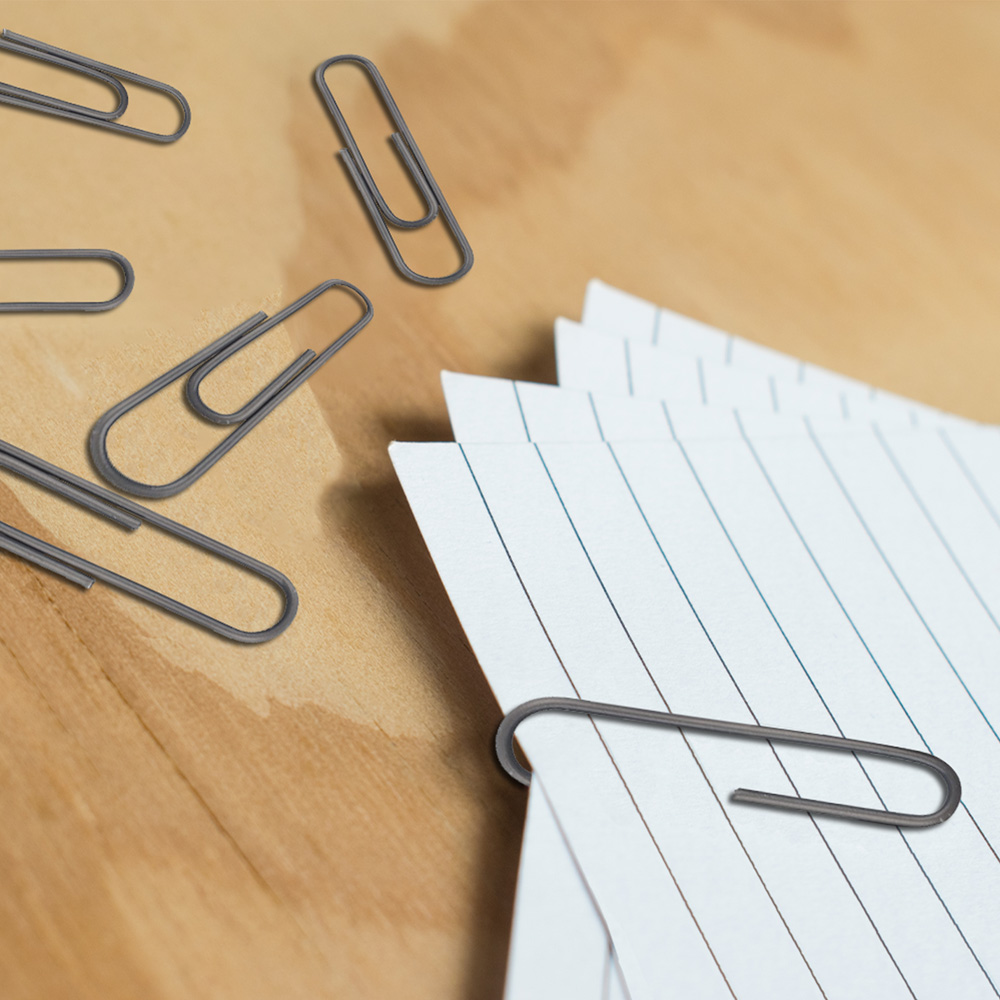 Gray Jumbo Paper Clips - 75 Pack