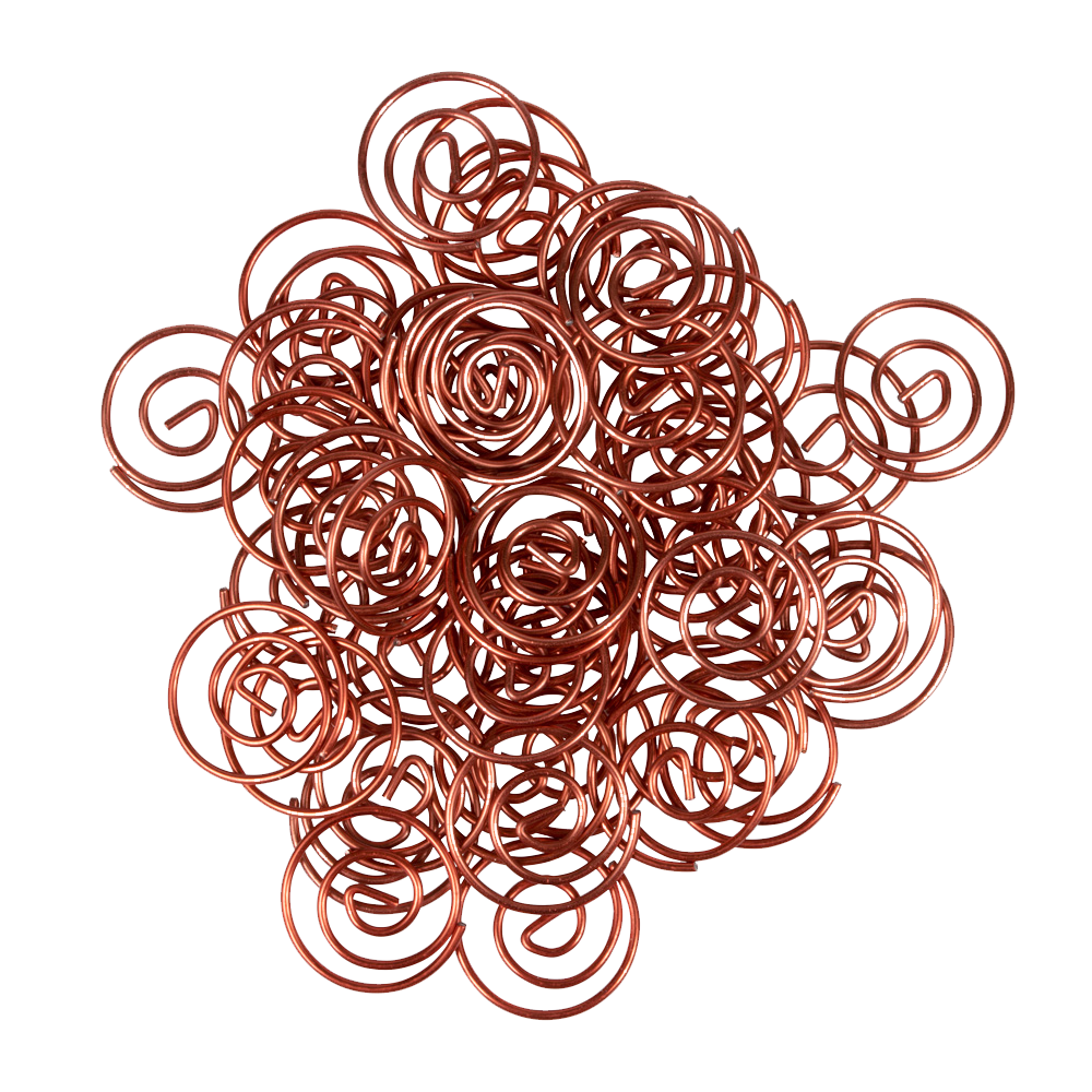 Rose Gold Cloops Paper Clips - 50 Pack