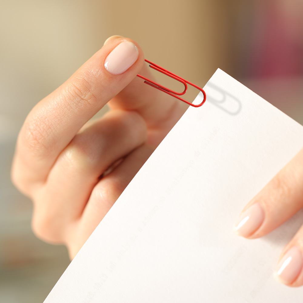 Red Jumbo Paper Clips - 75 Pack