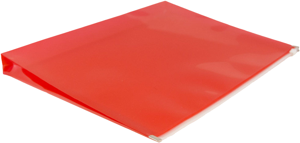 Assorted Letter Booklet Plastic Envelopes (9 3/4 x 13) with Zip Closure - 6 Pack