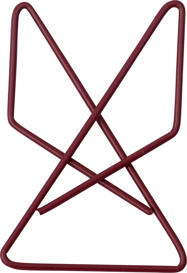 Burgundy Butterfly Clips - 15 Pack