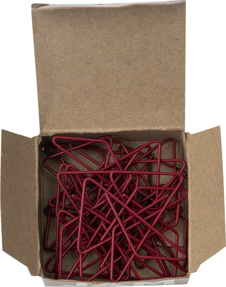 Burgundy Butterfly Clips - 15 Pack