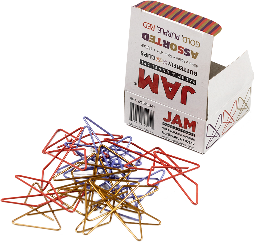 Assorted Butterfly Clips - 15 Pack