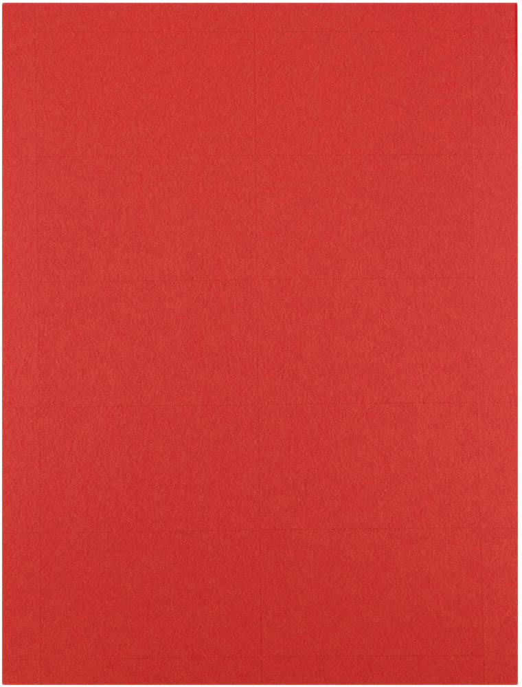 Bright Red Business Cards - 100 Pack