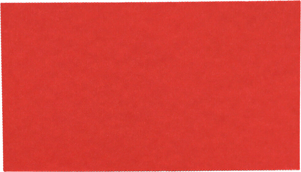 Bright Red Business Cards - 100 Pack