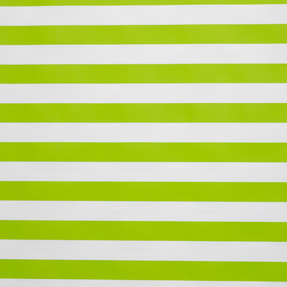 Lime Green and White Stripe Wrapping Paper (25 Sq Ft)