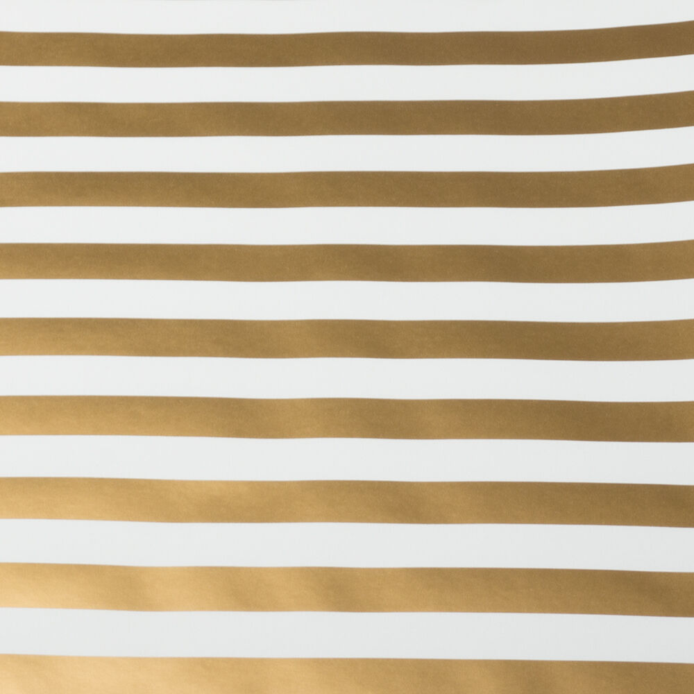 Gold & White Wrapping Paper (25 Sq Ft)
