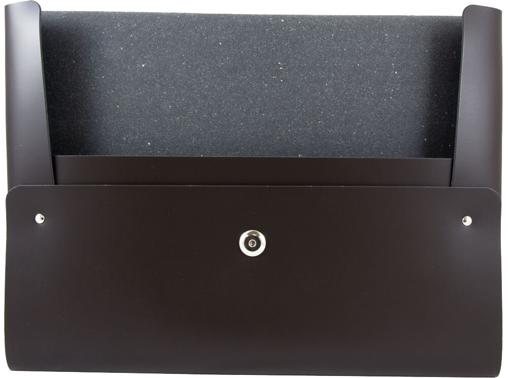 Dark Brown 10 x 13 Leather Portfolios with Snap