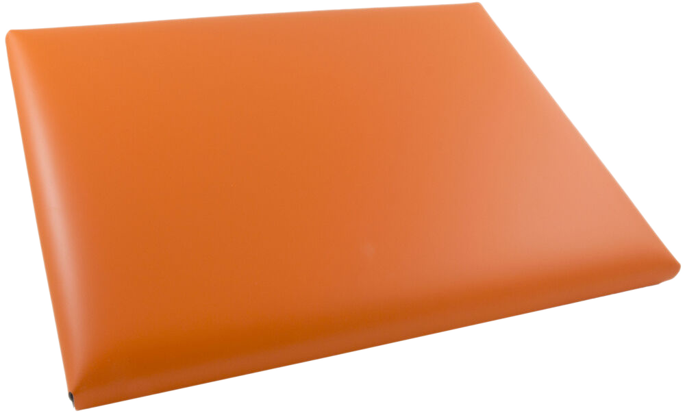 Orange 10 x 13 Leather Portfolios with Snap
