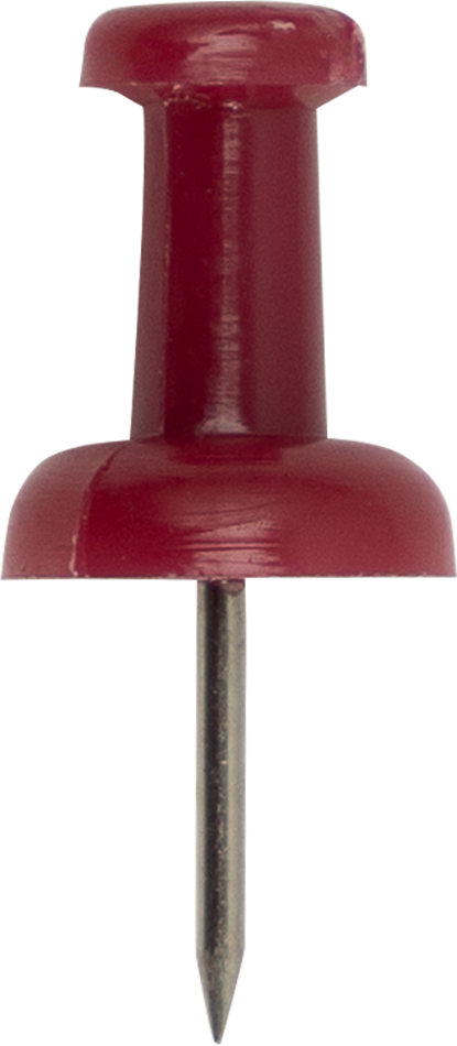 Burgundy Pushpins - 100 Pack