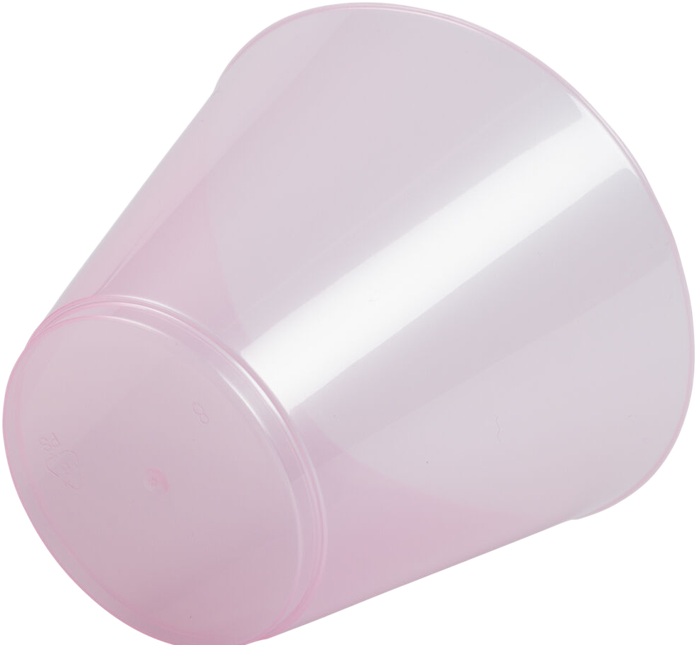 Baby Pink 9oz Plastic Tumblers - 72 Pack