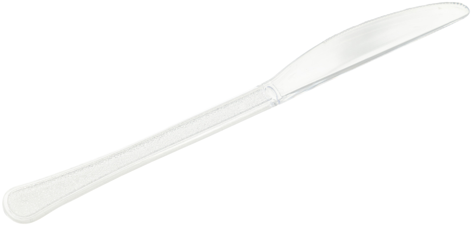 Clear Plastic Knives - 20 Pack