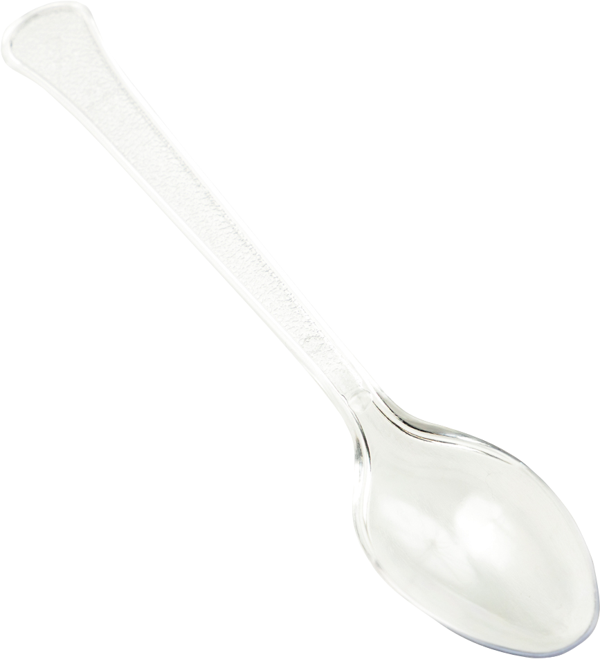 Clear Plastic Spoons - 20 Pack