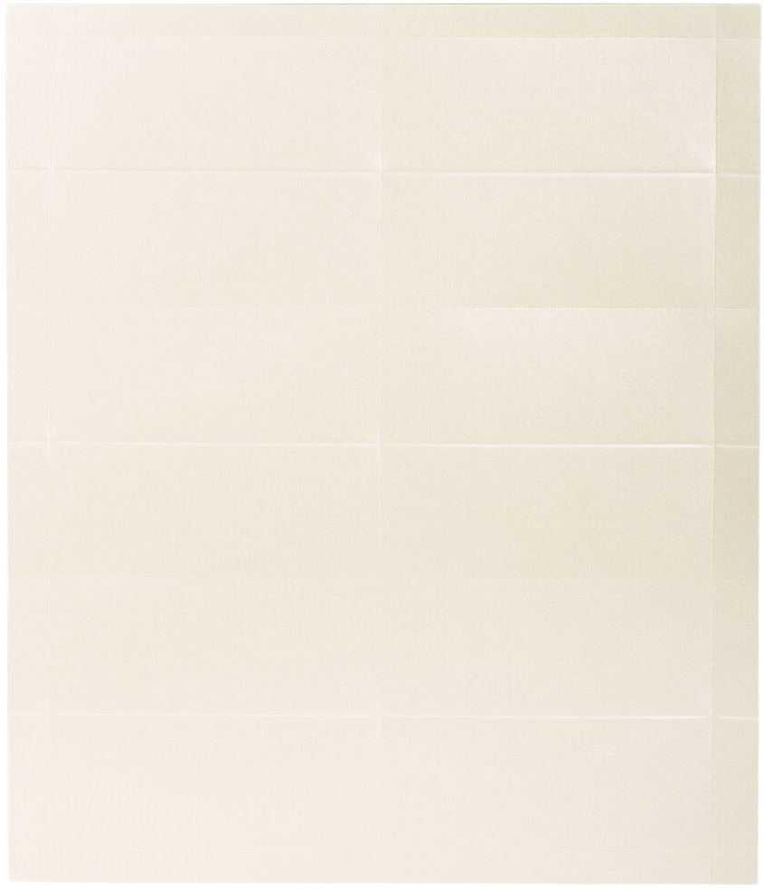 Opal Metallic 3 3/4 x 1 3/4 Printable Place Cards