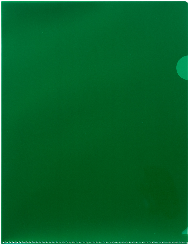 Green 9 x 11 1/2 Plastic Sleeves