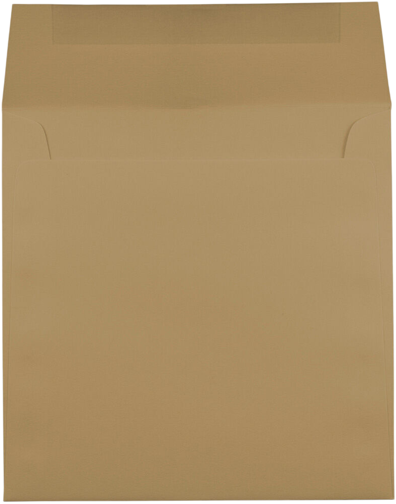 Tan 28lb 6 1/2 x 6 1/2 Square Envelopes