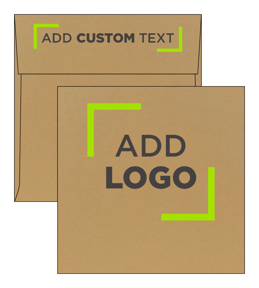 Tan 28lb 6 1/2 x 6 1/2 Square Envelopes