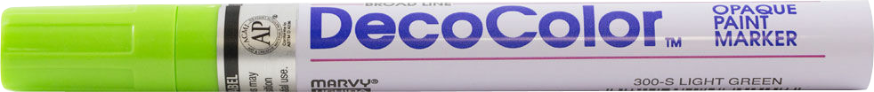 Light Green Broad Line Opaque Paint Marker