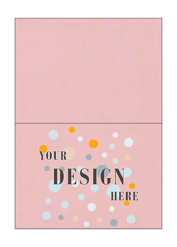 Baby Candy Pink 100lb A1 Foldover Cards (3 1/2 x 4 7/8)