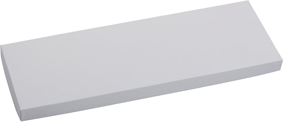 White Glossy Tie Gift Boxes with Lid (14 1/4 x 4 3/4 x 3/4)