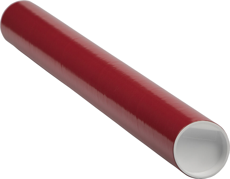 Red 2 x 24 Mailing Tubes
