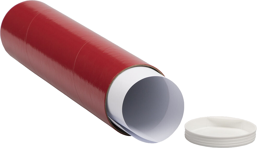Red 3 x 12 Mailing Tubes
