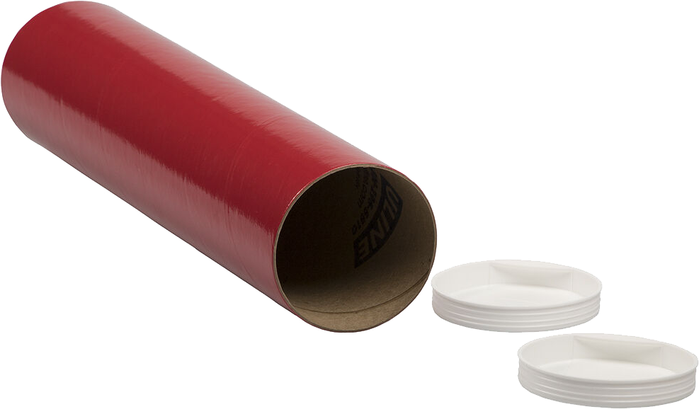 Red 3 x 12 Mailing Tubes