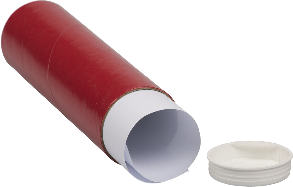 Red 2 x 6 Mailing Tubes