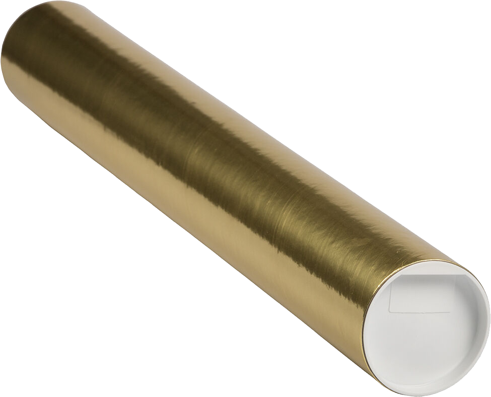 Gold 3 x 24 Mailing Tubes